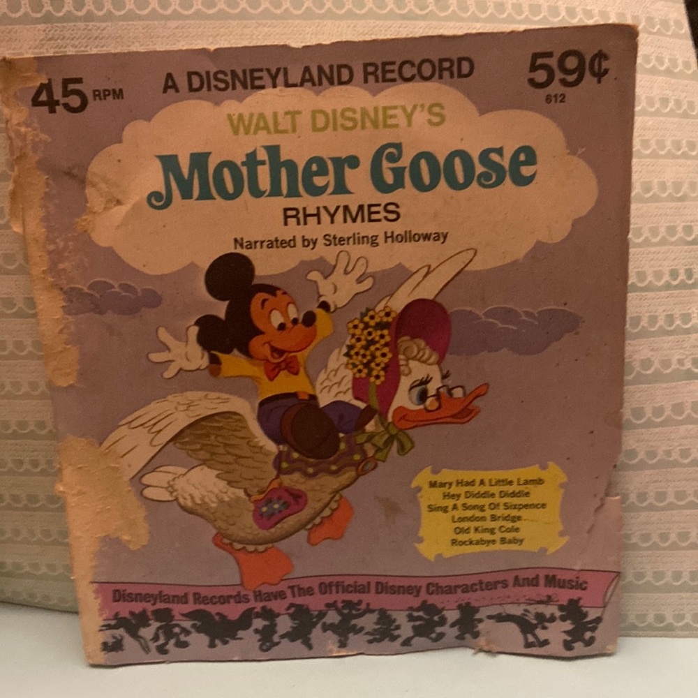 Disney 45 record